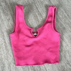 Pink Crop Top